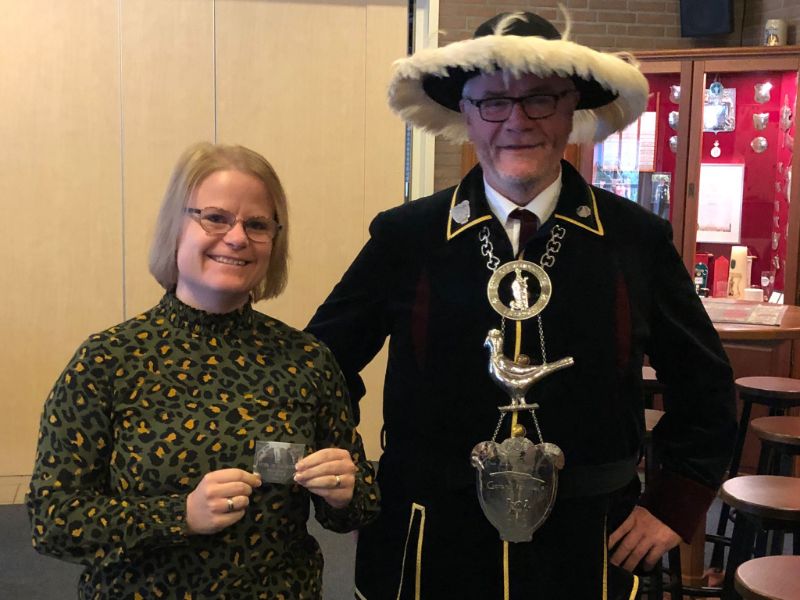 Eerste prijs Mieke vd Heijden trommen klasse A